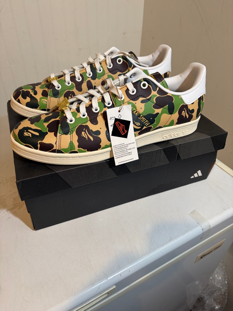 Adidas Bape X Stan Smith. 30 Anniversary Abc Camo